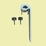 Extreme Max 3005.4269 Marine Rail Mount Bracket For Kuuma-style Bbq Grill #5681. Fixed Price $42.50.