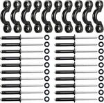 10 Pcs Kayak Pad Eyes & 20 Tri-grip Rivets Kit For Accessories. Fixed Price $14.31.