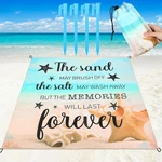 Beach Waterproof Sandproof Blanket With Stakes & Storage Bag 6.56X6.89 Ft. Fixed Price $30.79.