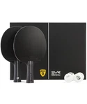 Killerspin Svr 2U NITRX-4Z Rubber Ping Pong Paddle Set Black. Fixed Price $374.99.