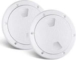 Amarine Made 2PCS 6" Boat Round Nonslip Inspection Hatch Deck Plate. Fixed Price $24.99.