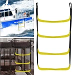 4 Steps Boat Ladder Marine Rope For Inflatable Yacht Kayak Canoeing. Fixed Price $19.92.