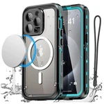 For Iphone 15 16 Max 14 Waterproof IP68 Case Shockproof Mag Safe Full Cover. Fixed Price $19.91.