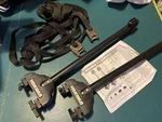 Pair Of Yakima Kayak Stacker Poles For Round Bars, With 2 Straps. Fixed Price $49.99.