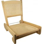 Harmony Folding Cane Canoe Chair. Fixed Price $119.95.