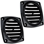 Five Oceans 2-PACK 6-SLOTTED Louvered Flush Hose Ventilators, Black (pair). Fixed Price $47.99.