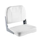 Boat Seat Low Backrest Folding Fishing Sponge Cushion White. Fixed Price $36.99.