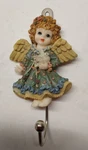 Angel Girl Door Wall Coat Clothing Hook Decor Bird Resin Stanless Steel Vintage. Fixed Price $11.99.