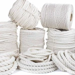 Golberg Twisted 100% Natural Cotton Rope - White (1/4 Inch X 50.... Fixed Price $17.13.