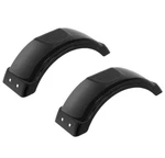 Set Of Round Black Polyethylene Jet Ski Trailer Fenders Pair For 8"-12" Wheels. Fixed Price $64.99.