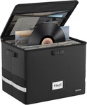 Docsafe Fireproof Vinyl Record Storage 16.1"X13"X13", Black. Fixed Price $51.89.