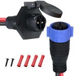 50A Trolling Motor Plug And Receptacle For Minn Kota Marine BOAT,12V/24V/26V/.... Fixed Price $37.45.