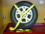 12 - 8FT Lasso Ring Auto Hauler Car Transport Ratchet Tow Dolly Axle Yellow. Fixed Price $158.95.