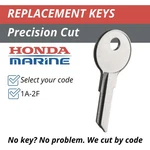 Honda Keys Outboard Marine Boat Cut To Your Code 1A-2F. Fixed Price $9.95.