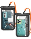 Large Waterproof Phone Pouch Case Cover Underwater Floating Dry Bag Lot. Fixed Price $72.88.