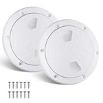 Yaemarine 2-PACK 4" 6" Boat Deck Cover Inspection Hatch Inch, White. Fixed Price $27.99.