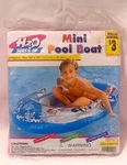 Vintage New H2O Surfs Up Kids Inflatable Pink Mini Pool Boat 44"X30" Water Raft. Fixed Price $24.00.
