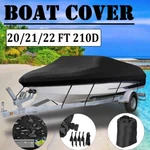 Neverland Trailerable Boat Covers Waterproof Heavy Duty V-hull Runabout 20-22FT. Fixed Price $51.78.