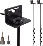 Vasgor 24 Mobile Home - Ground Screw In 2PCS (black). Fixed Price $44.39.