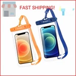 Rynapac IPX8 Waterproof Phone Pouch - 8.5IN, 2 Pack Case For. Fixed Price $13.69.