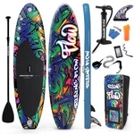 Serenelife Inflatable Stand Up Paddle Board Wide Stance, (6 Inches Thick). Fixed Price $213.99.