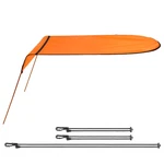 Lixada Kayak Sun Shade Canopy For Single Person Foldable Boat Canoe Bimini Top. Fixed Price $71.35.