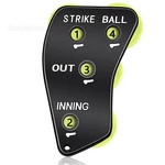 1 Pack 4 Wheel Baseball Umpire Clicker Indicator Gear Practical Black. Fixed Price $16.44.