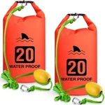 Set 20L Sand Anchor, Buoy Kit, Waterproof Dry Bag, Float Rope, Orange, Kayak.. Fixed Price $50.38.
