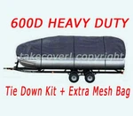 Deluxe 25' 26' 27' 28' 600D Universal Trailerable Pontoon Boat Cover Dg. Fixed Price $139.88.