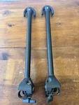 Yakima Kayak Stacker Poles Carrier Mount Fit Round Bars Pair No Straps. Fixed Price $22.50.