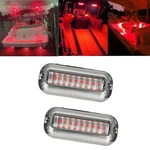 2PCS Red Marine Boat LIGHTS,27 Leds Waterproof IP68 Stainless Steel .... Fixed Price $39.05.