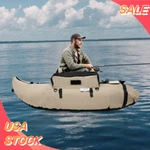 Portable Inflatable Boat Fishing Dinghy Sport Backrest Adjustable 130KG. Fixed Price $133.74.