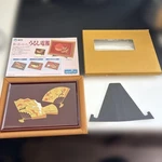 Lacquerware Charm Holder, Gold Folding Fan, Japanese Lucky Decorative Item. Fixed Price $43.99.