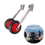 Boat Stainless Steel Transom Launching Dolly Wheels Black Pu Foam. Fixed Price $99.99.