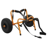 Kayak Cart 150 Lbs Capacity Canoe Dolly With Airless Tires, Medium, Orange. Fixed Price $85.99.