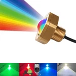 Rgbw IP68 Underwater 1/2IN Npt Boat Drain Plug Light With Pcs, Multicolor. Fixed Price $79.70.