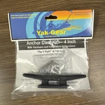 Yak-gear Anchor Cleat Kit 4 Inch With Hardware, New. Fixed Price $9.99.
