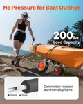 Kayak Cart, 200 Lbs Load Capacity, Foldable Trolley With 10-INCH Solid Rub. Fixed Price $75.19.