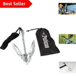 Galvanized Compact Anchor Kit For Reliable Water Adventures 3LB & Storage Bag. Fixed Price $84.38.