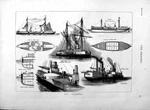 Old Antique Print 1877 Deck Plans H.m.s Inflexible Ship War Battery Stern 19TH. Fixed Price $25.90.