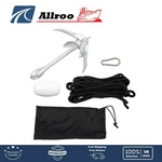 1-PACK Silver Folding 0.7KG/1.5KG/2.5KG/3.2KG Marine Kayak Anchor Kit. Fixed Price $15.34.