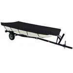Boat Cover Black Fit For Jon 12FT-18FT Beam Width Up To 75INCH 210D. Fixed Price $21.51.