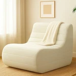 Chair, Fireside Bags Lazy Sofa Sack, Big White. Fixed Price $126.57.