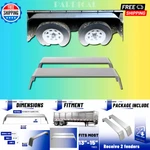 Steel 14 Gauge Diamond Tread Plate Tandem Axle Trailer Fenders 72-7/8"X10-1/4"X1. Fixed Price $180.89.
