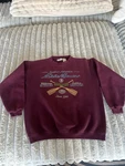 Vintage Eddie Bauer Maroon Wilderness Paddler Sweatshirt Outdoor Adventure. Fixed Price $44.99.