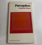 Perception By Godfrey Vesey Trade Paperback Book Doubleday Anchor Original. Fixed Price $14.00.