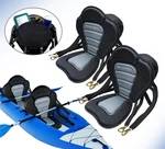 2 Pactrade Marine Adjustable Padded Deluxe Kayak Seats With Detachable Bags. Fixed Price $39.99.