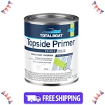 Totalboat Marine Topside Paint Primer For Fiberglass And Wood, WHITE,1 Qt. Fixed Price $54.61.