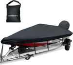 Bass Tracker Boat Cover 16-18.5FT Heavy Duty 1200D Black. Fixed Price $207.31.