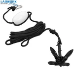 1.5LB W/26.2 Ft Rope Black Folding Anchor Kit For Kayaks Canoes Paddle Boards. Fixed Price $15.73.